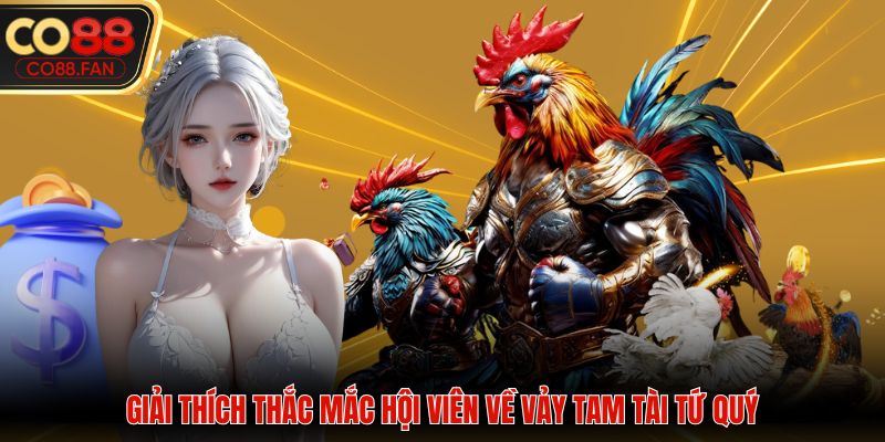 Giải thích thắc mắc hội viên về vảy tam tài tứ quý