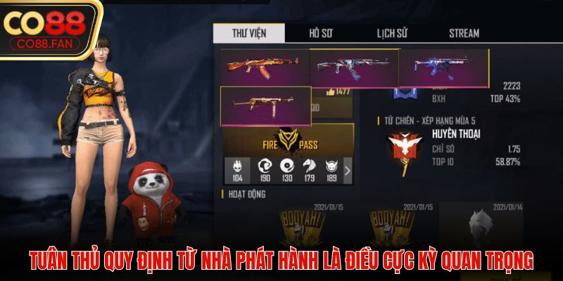 Tuân thủ quy định từ nhà phát hành là điều cực kỳ quan trọng